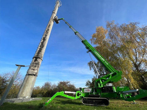 Einsatzbild einer weiteren SHK Arbeitsbühne